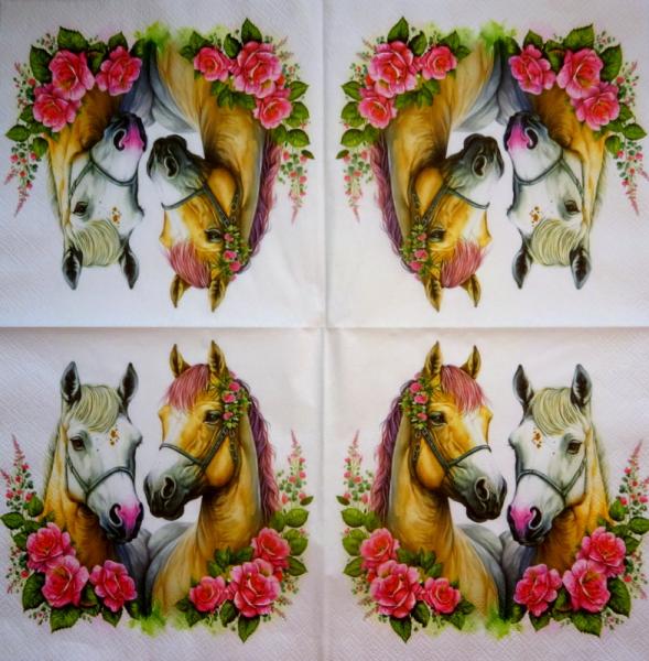 094 Horses - 3-ply - Dommos